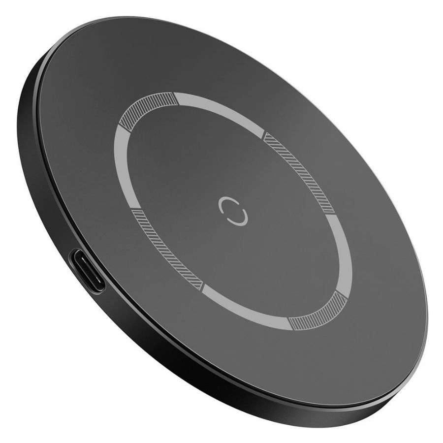 Беспроводное зарядное устройство BASEUS Simple Magnetic Wireless Charger 15W (WXJK-E01)