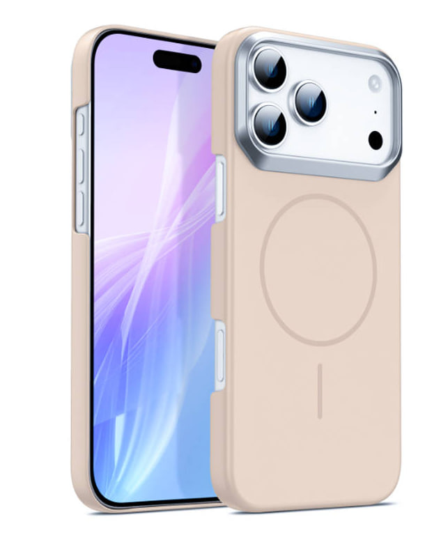 Чехол силиконовый Soft Touch MagSafe YH Original design iPhone 17 Pro Max, светло-серый