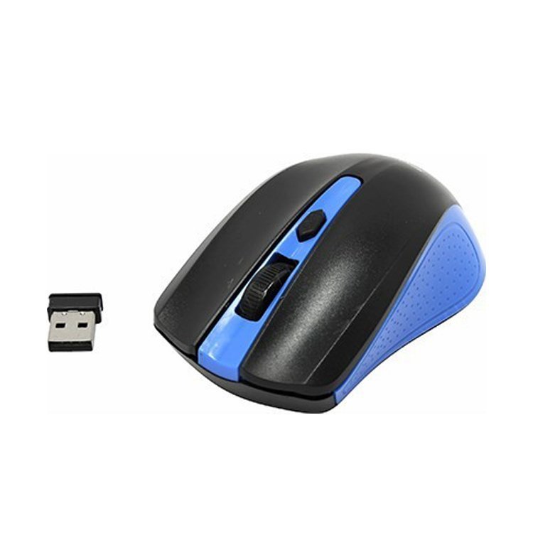 Мышь компьютерная беспроводная SmartBuy SBM-352AG-BK ONE, черно-синяя