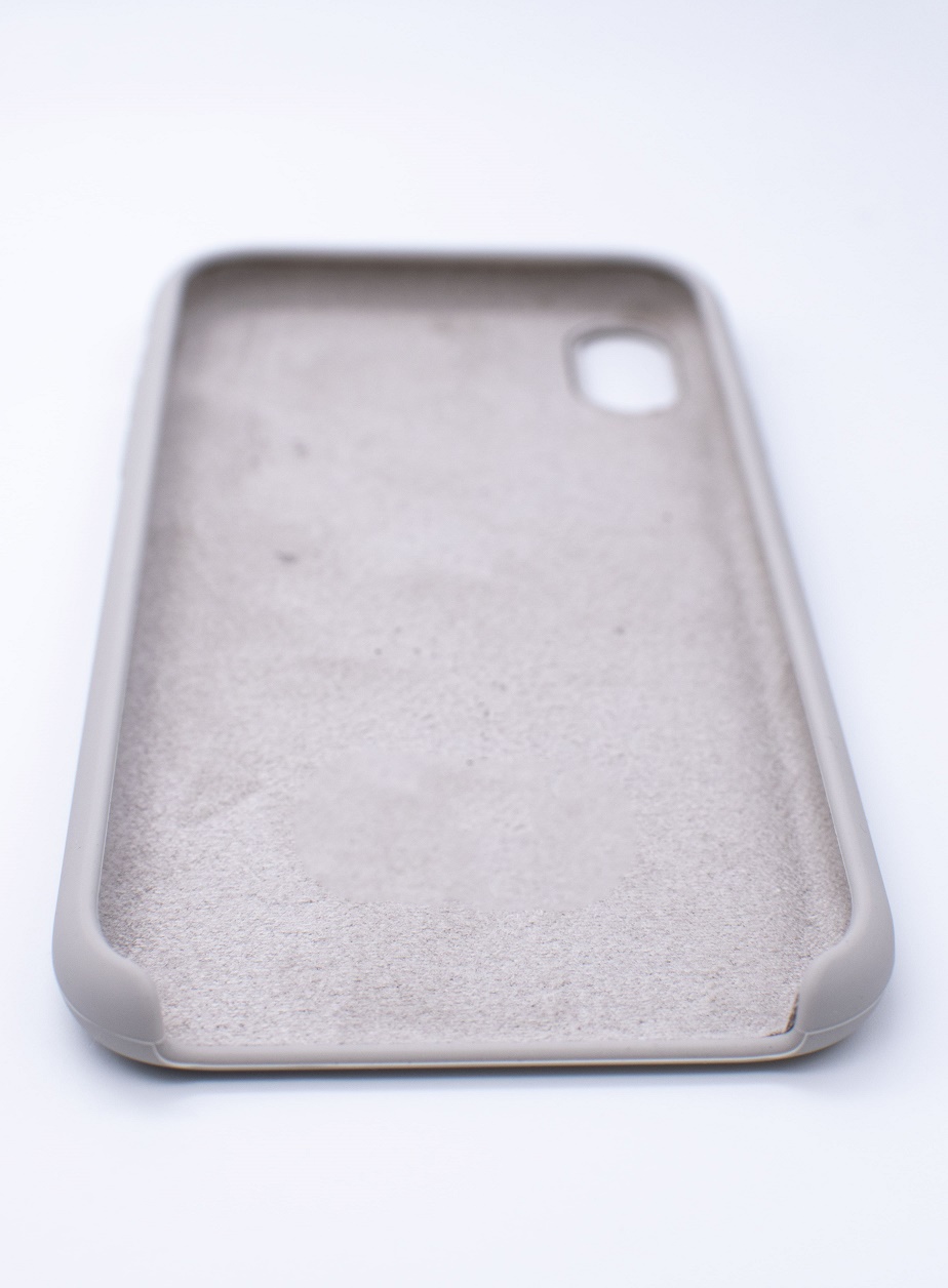 Чехол силиконовый гладкий Soft Touch iPhone XR, бежевый №10