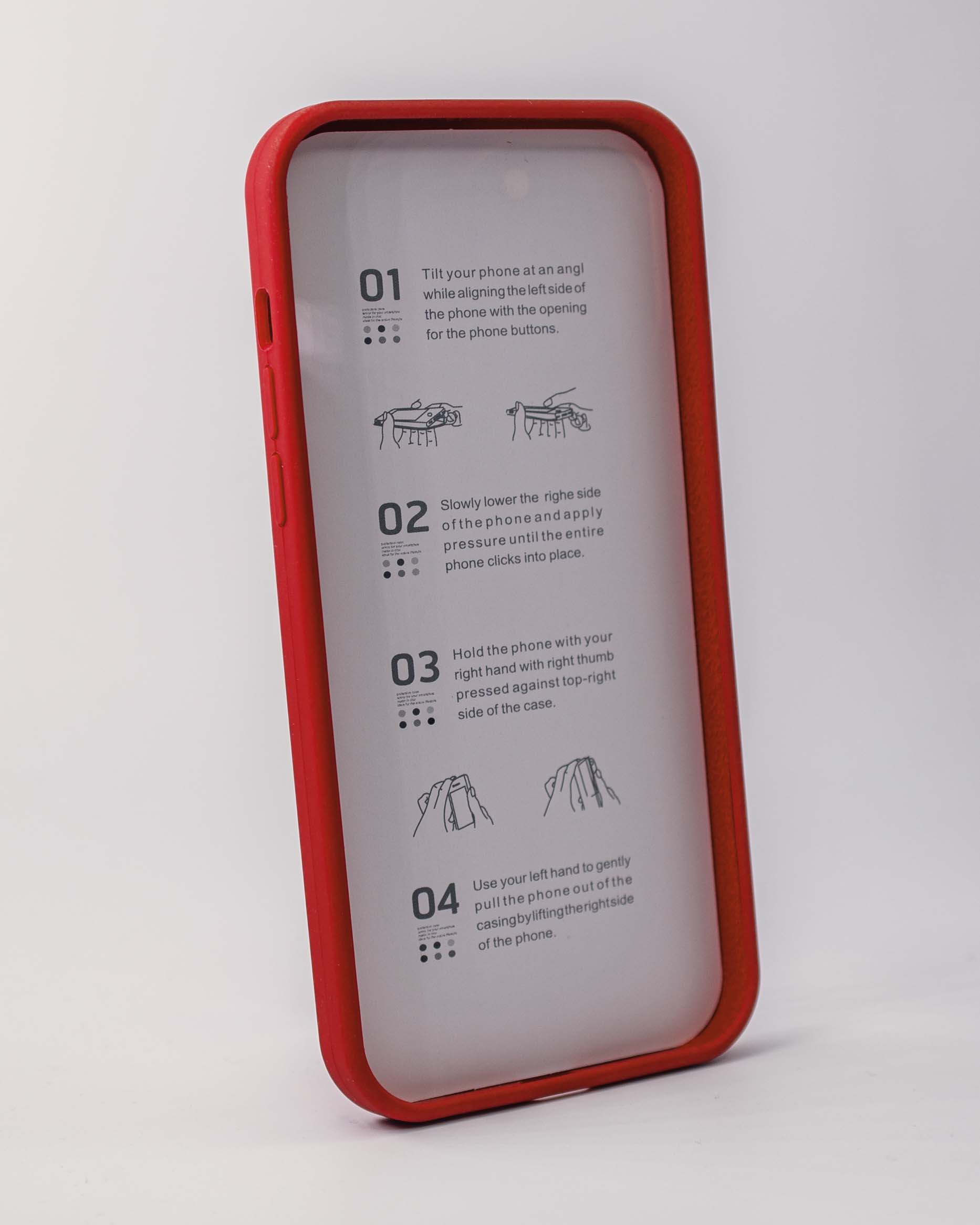 Чехол Piblue iPhone 13 Pro Max Silicone MagSafe, красный