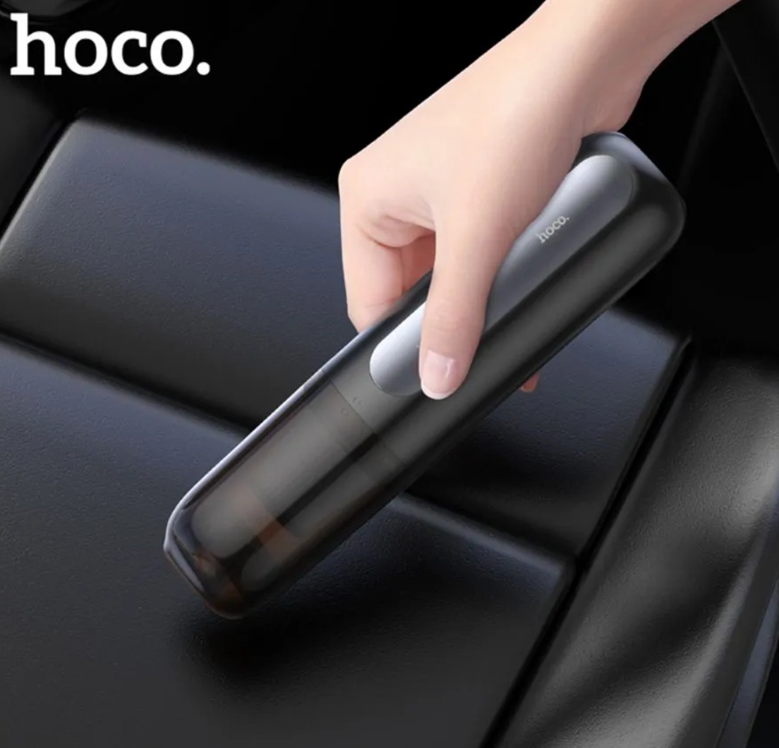 Автомобильный пылесос Hoco ZP1 Cool portable car vacuum cleaner, черно-серый