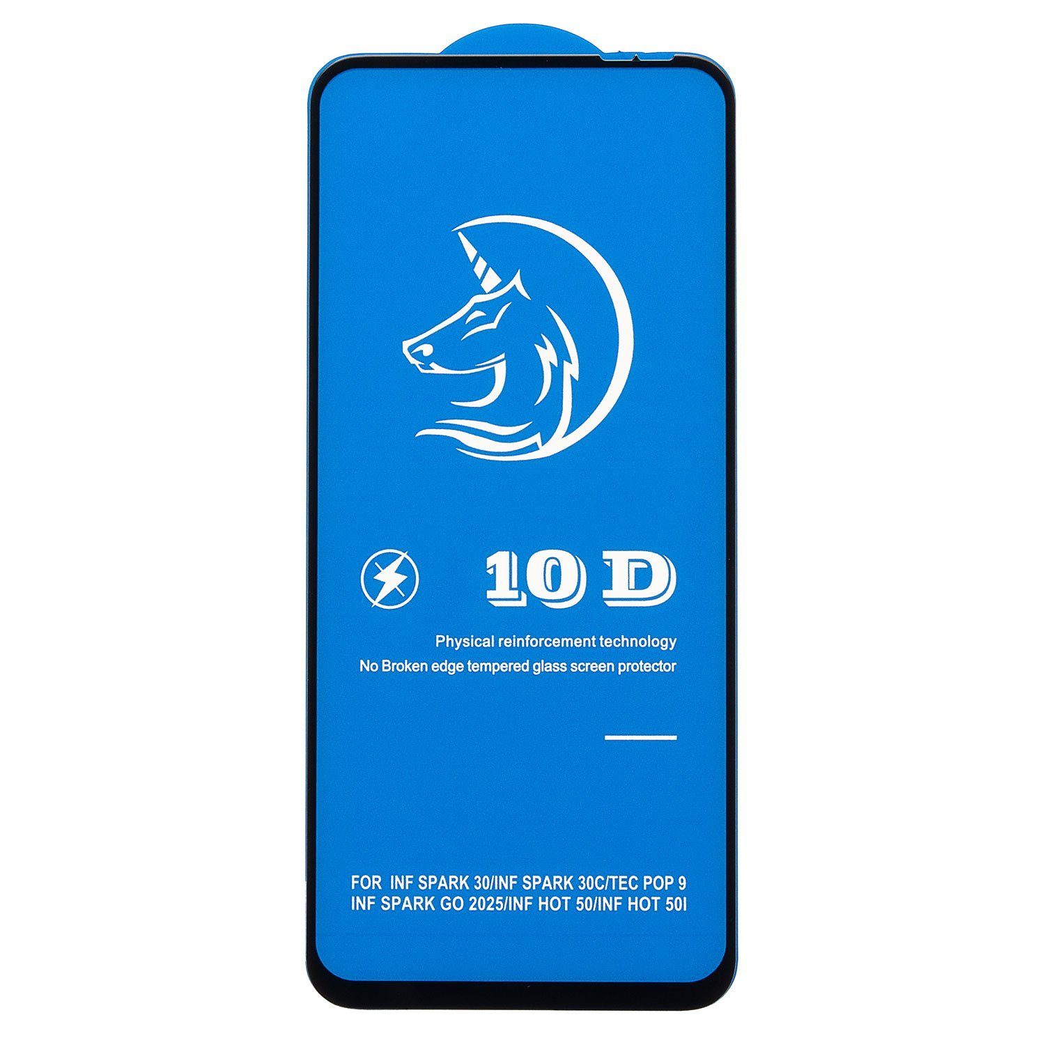 Защитное стекло Full Screen Activ Clean Line 3D для Tecno Pop 9 5G/ Spark 30C 5G, черное